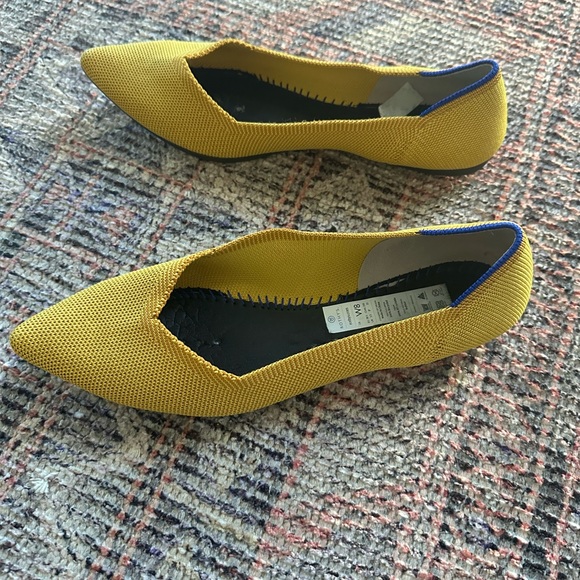 Yellow Rothy’s Flats - Picture 3 of 8